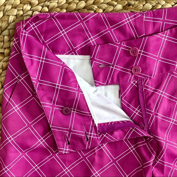 Adidas |Golf Climalite Diamond Print Shorts - Picture 5 of 11